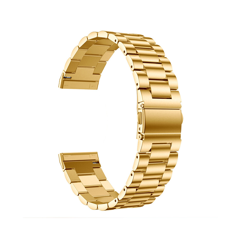 (Gold) Stainless Steel Band Smart Watch Bracelet Wrist Strap For Fitbit Versa 3/Sense Gold 320997731351
