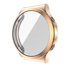 (Rose gold) TPU Protective Case Cover Screen Protector Bumper For Huawei GT2 Pro Watch