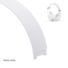 (White) Replacement Top Headband Repair Parts For Beats Studio 3.0 Wired/Wireless Headset