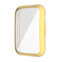 (Gold) TPU Screen Protector Scratch-Resistant Frame Protective Cover For Huawei Watch Fit Smart Watch