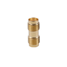 6X Gold RF-Stecker SMA-Buchse Auf SMA-Buchse für FunkgeräT SMA-F Auf SMA-F Antennenadapter