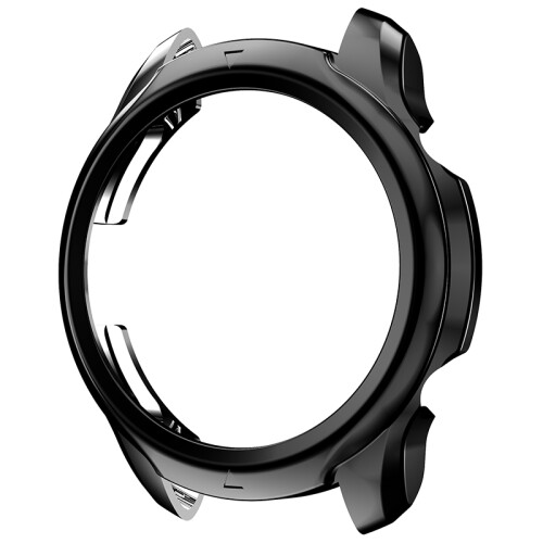 (Transparent) Anti-Scratch Electroplating TPU Protective Frame Case Cover For Ticwatch Pro 3 2