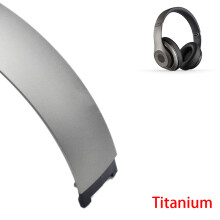 (Titanium) Replacement Top Headband Cushion Pad Repair Parts for Studio 2.0 Wired/Wireless Headset
