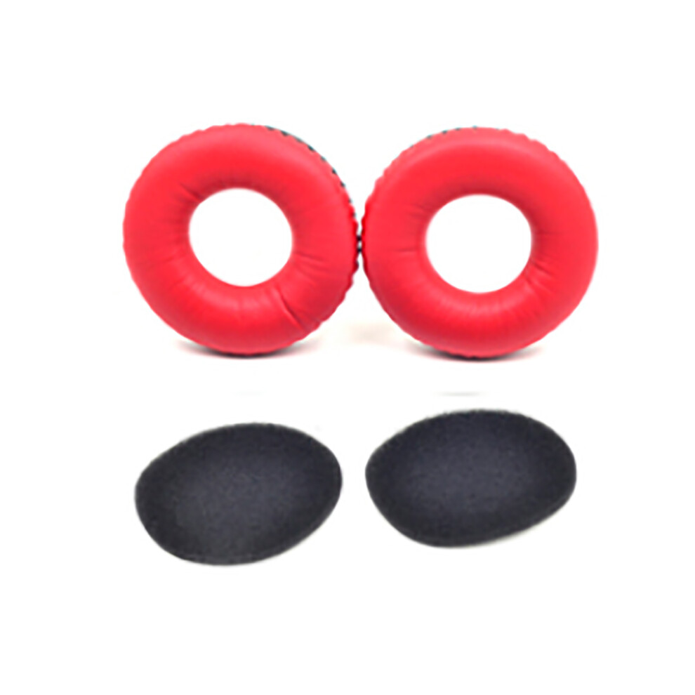 ( Protein Leather) Replacement Ear Pads Cushion Cover For Sennheiser Hd25-1 Hmd25 Hd25sp-Ii Headphone Red 320997734437
