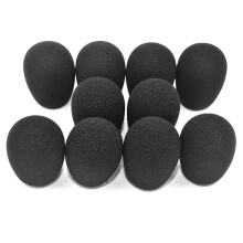 High Durability And Softness 5 Headset Foam Cover Windshield  Microphone Pad Sets