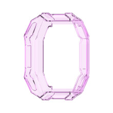 (Purple) Suitable For Huami Amazfit Ares Fashion Watch TPU Half-Pack Hollow Protective Case