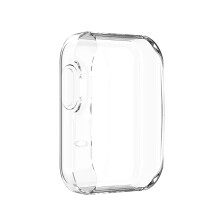(White) Full Cover Screen Protector TPU Case Watch Shell For Mi Watch Lite Redmi Watch