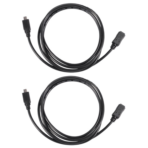 2pezzi 1.5M  USB B Pin Maschio Un Femmina Prolunga Cavo Nero