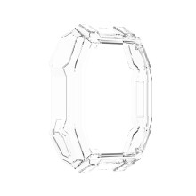 (White) Suitable For Huami Amazfit Ares Fashion Watch TPU Half-Pack Hollow Protective Case