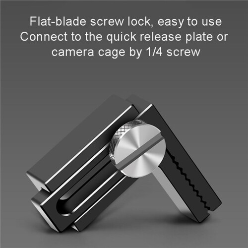 3X  Cable Clamp Universal Camera Cage  Lock Clamp SLR Camera Accessories Quick Release Plate