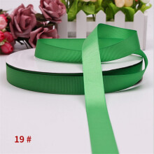 (green) 91M Bright Solid Color 10mm Grosgrain Ribbon for DIY Projects