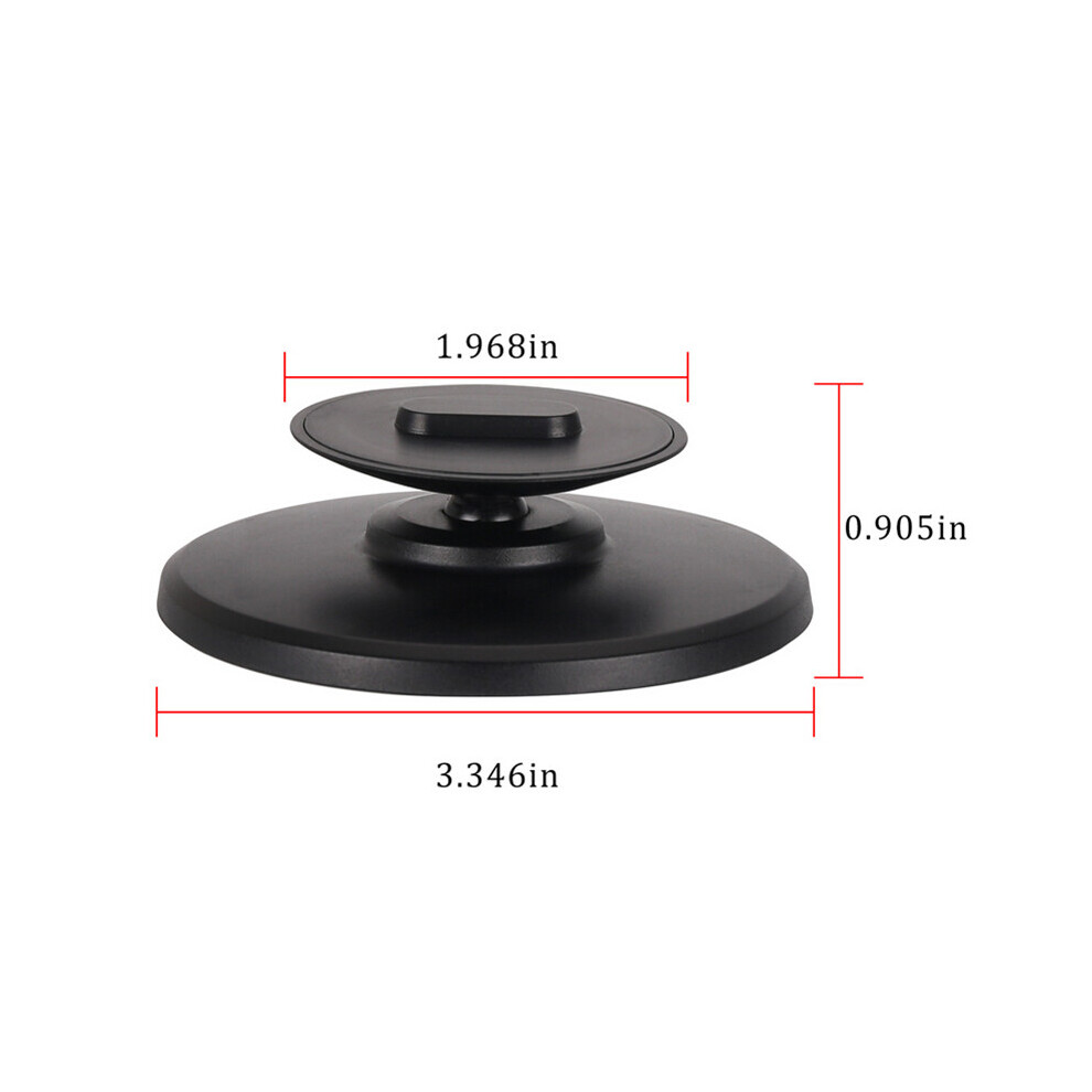(Black) Desktop Holder 360Â¡Ã£ Adjustable Stand Bracket Mount For Echo Spot Smart Speaker Black 123643822522