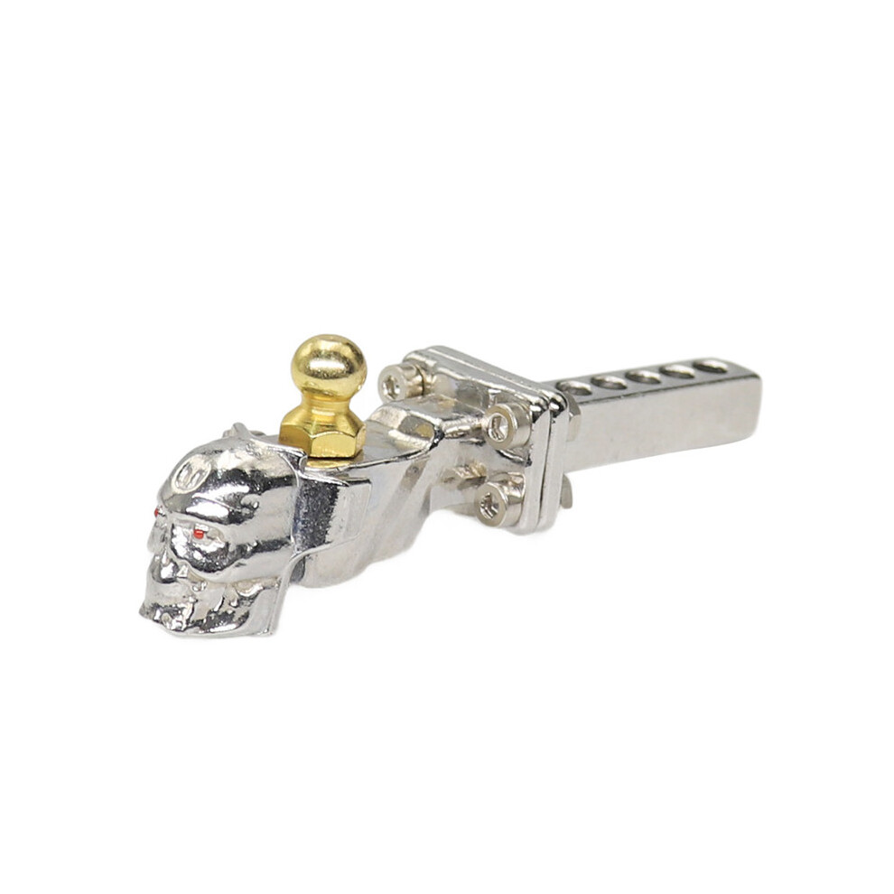 (Gold) Metal Split Skull Shape Trailer Tow Hook For 1:10 Scx10 90046 Trx4 Rc Climbing Car Gold 123643822850
