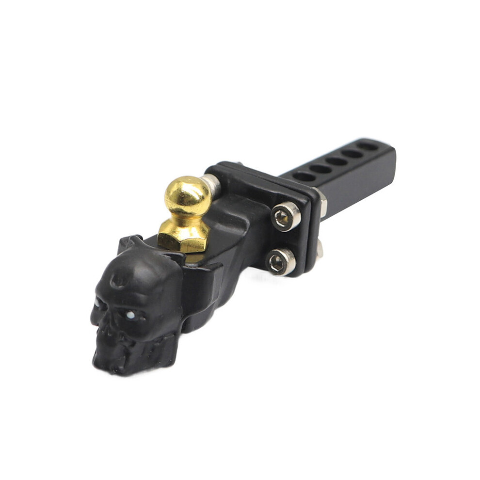 (Black) Simulation Climbing Car Split Skull Shape Trailer Hook For Scx10 90046 Trx4 Black 320997738244