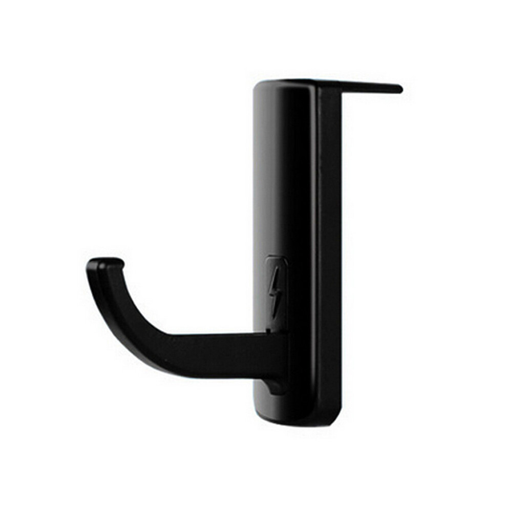 (Black) Headphone Hanger Monitor Stand Holder Headset Stick-on Hook for Home Office-image-OPC-PVV7PCV-NEW