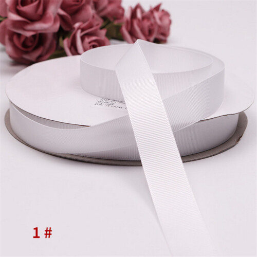 (bleach) 91M Bright Solid Color Threaded Reel Grosgrain Ribbon DIY 10mm Width Universal