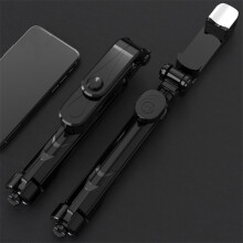 (Black) Bluetooth Remote Control Selfie Stick with Tripod Fill Light Mobile Phone Live Broadcast Multi-Function Bracket