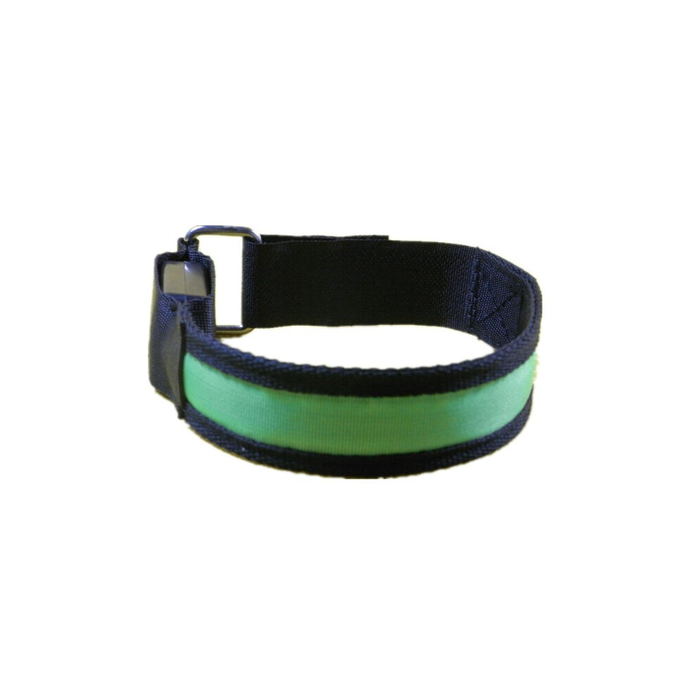 (Orange) Flashing Led Light Glowing Armband Night Running Safety Arm Strap Belt Bracelet 123643823154