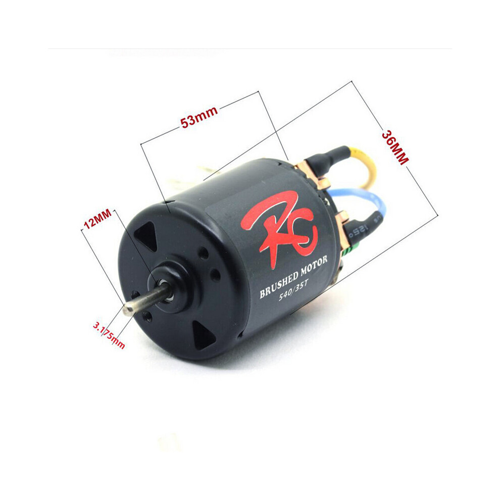 (55T) Simulation Climbing Model Car 540 Brushed Motor 60A Esc For 1:10 Trx4 D90 Scx10 Tamiya Tractor Tanks 320997738213