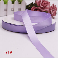(Light purple) 91M Bright Solid Color Threaded Reel Grosgrain Ribbon DIY 10mm Width Universal