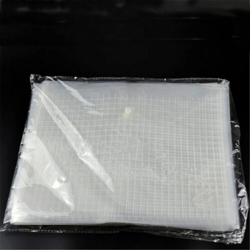 20PCS Snap Button Transparent File Bag A4 Document Folder Office School Supplies