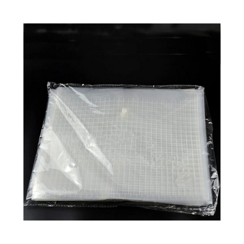 20Pcs Cute Fashion Transparent A4 Button Closure Folders File Document Filing Bag White 320997739128