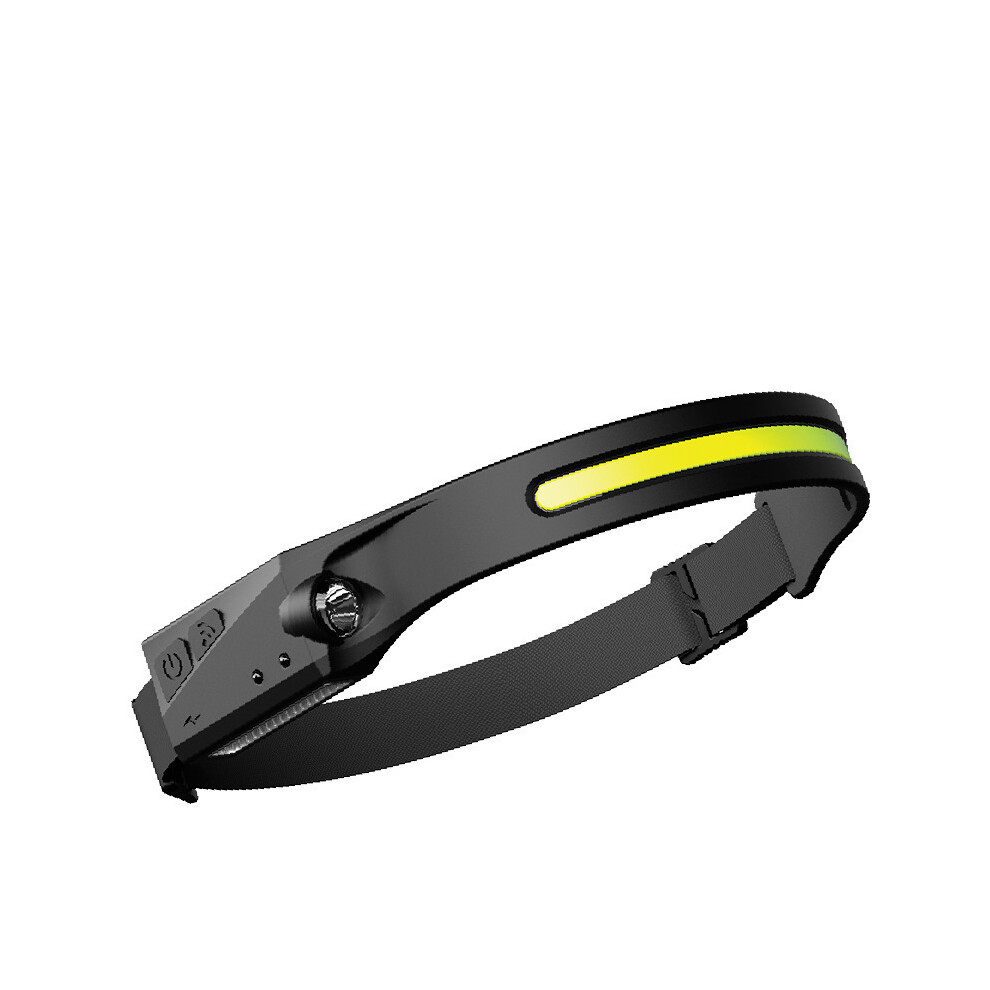 Cob+Led Motion Sensor Flashlight Headlight Work Light Strip Head With Light 320997739876