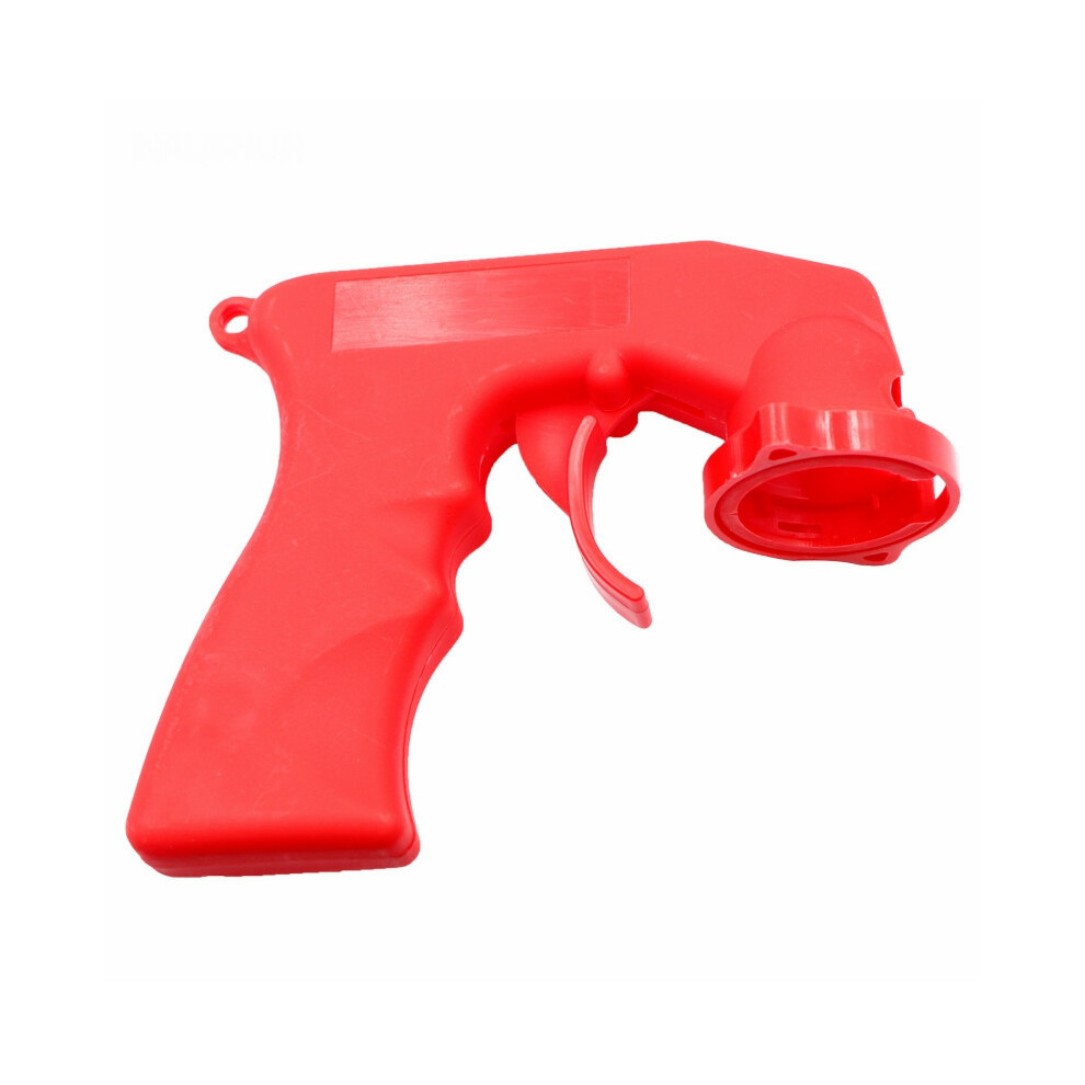 (Red) 1Pc Spray Gun Adapter Car Care Accessories Paint Care Aerosol Handle With Full Grip Trigger Locking Collar Auto Maintenance Red 320997739685