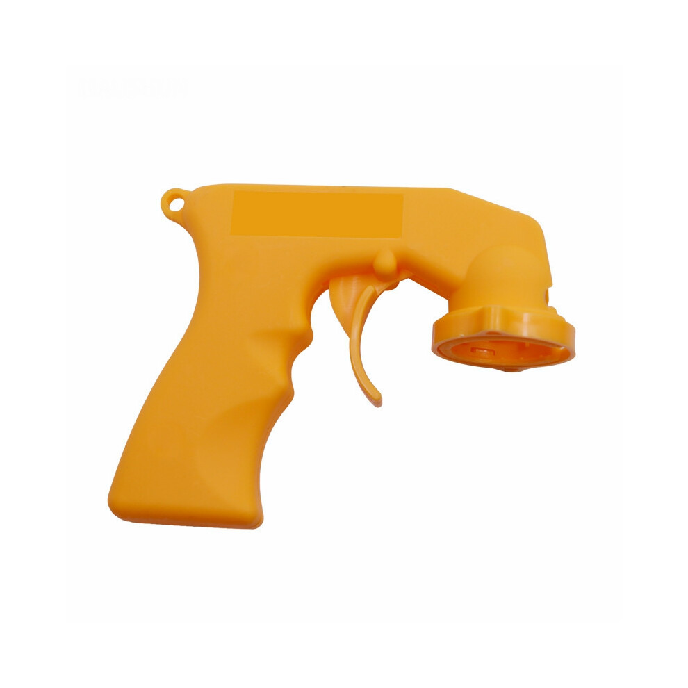 (Yellow) 1Pc Spray Gun Adapter Car Care Accessories Paint Care Aerosol Handle With Full Grip Trigger Locking Collar Auto Maintenance Yellow 320997739708