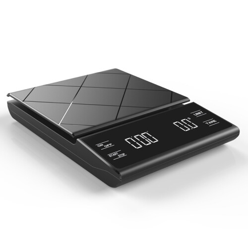 (White charging) Electronic coffee scale with timer