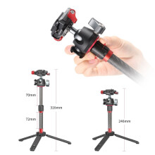 Ulanzi MT-43 A bayonet 360 degree rotation adjustable height portable anti-folding tripod