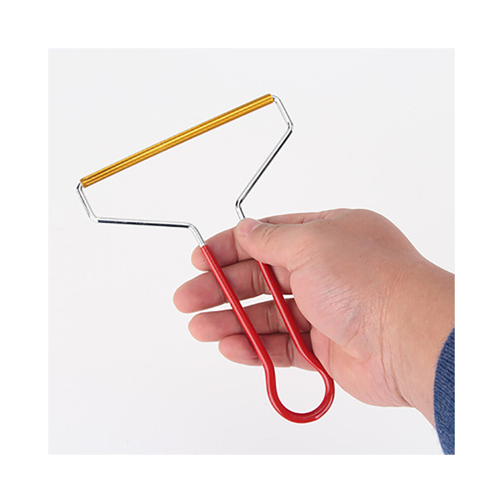 (Red) Mini Portable Lint Remover Fuzz Fabric Shaver For Sweater Woolen Coat Clothes Red 320997741831
