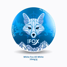 (Full White) Snus White Fox Ice Mint White Pure Oral Pouch Four Flavors Of Purification