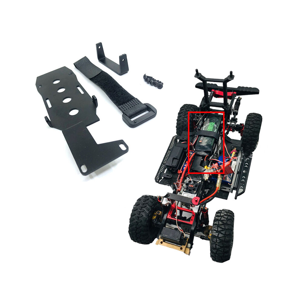 Battery Tray Mount Chassis Holder For 1/10 Traxxas Trx-4 Defender Rc Crawler Car 320997742333