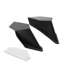 (black) Motorized wing dynamic wing dynamic wing kit small wing with stickers for Honda Suzuki Yamaha Kawasaki BMW