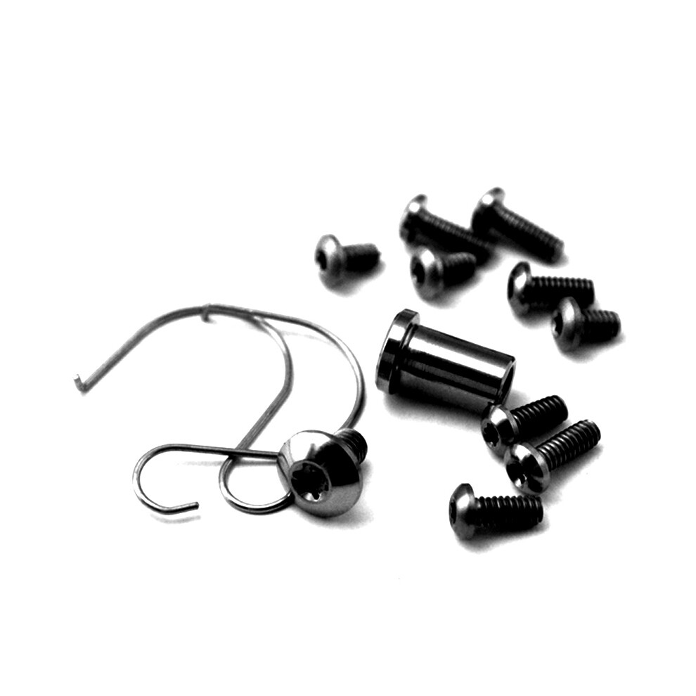 (Black) Titanium Screw Diy Handle Screws For Benchmade Mini Griptilian 555 556 557 Knife 320997743422