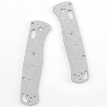 1Pair Aluminum Alloy Non-slip Patches DIY Handle Scales for Benchmade Bugout 535