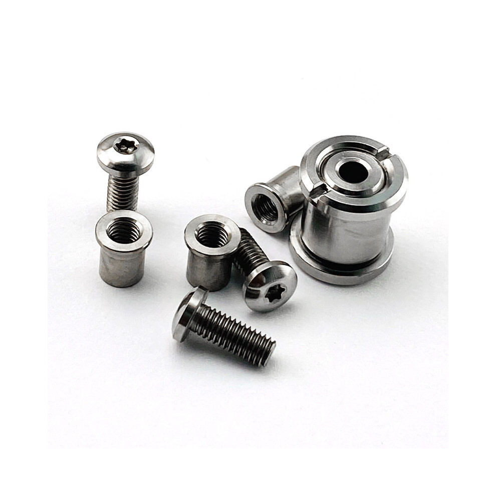 (Sng Titanium) 1Set Diy Handle Lock Screw Support Shaft Titanium Spindle Screws For Strider Smf Sng Knife 320997743613
