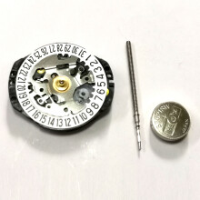 (Date at 6 O' Clock) Watch Japanese VX82E Movement 3 Hands at 3 O'clock Window Calendar Quartz Movement with Battery
