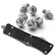 (1PC) For Microtech Combat Troodon OTF Triangle Tail Cone Glass Window Breaker Screw Accessories DIY Tool