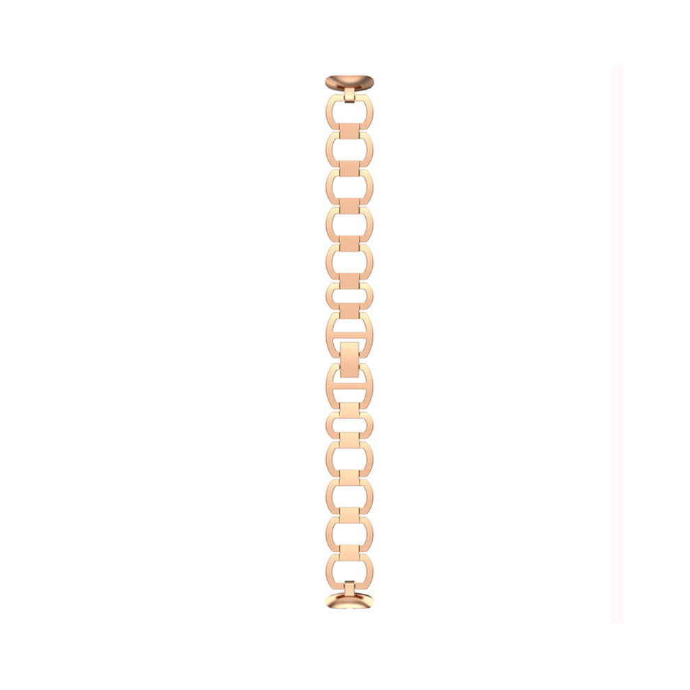 Gold (Rose ) Stainless Steel Wristband Replacement Band Watch Strap Bracelet For Fitbit Luxe