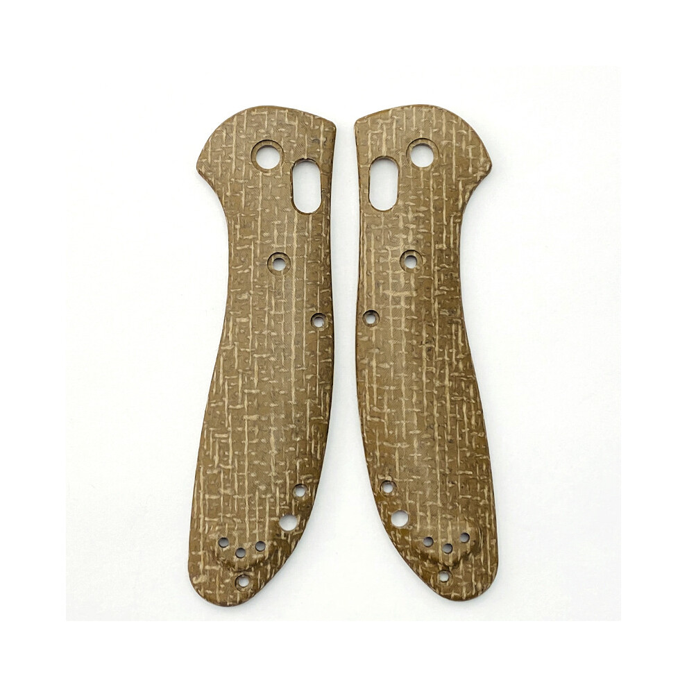 (Desert Color) 1Pair Handle Patch Custom Micarta Scales For Benchmade Griptilian 551 Knife Part 320997745150