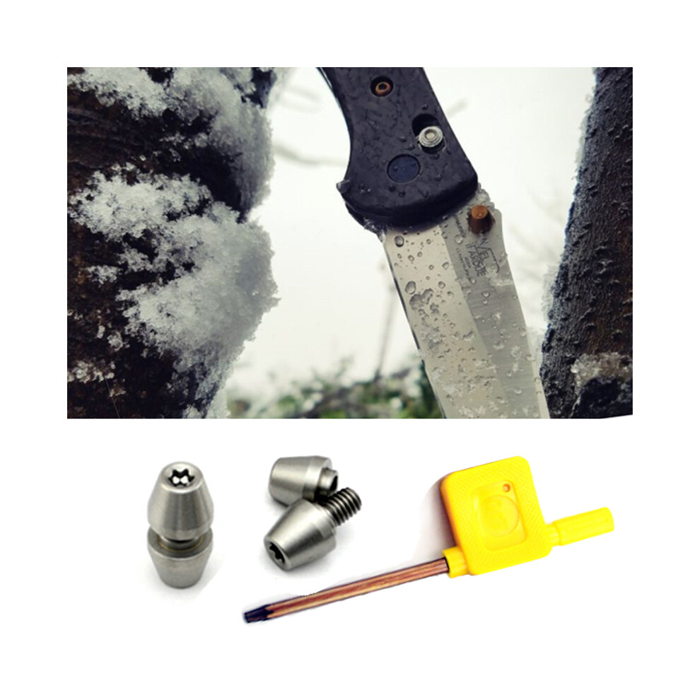 Custom Raw Stainless Thumb Stud Push Screw For Benchmade 551 552 Griptilian 710 123643828333
