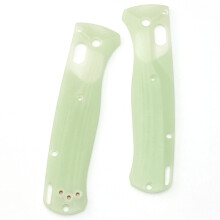 (Aqua Green) 1Pair Handle Patch DIY Shank Grips Scales Patches for Benchmade Bugout 535 Knife