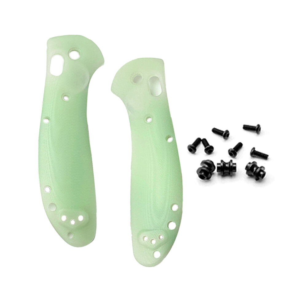(Aqua ) 1 Pair Handle Patch G10 Shank Scales For Benchmade Griptilian 551 Folding Knife Green 320997745785