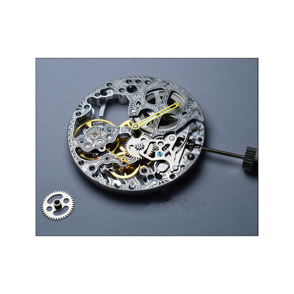 Seagull St3620k Movement Skeleton Hollow Manual Winding Repair For 6498 320997747130