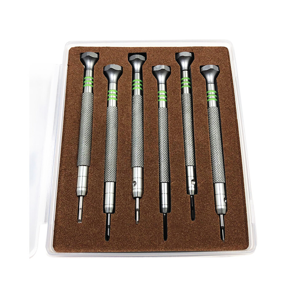 6Pcs Precision Screwdriver Kit ?C Watchmaker Tool For Rolex 3135 & 2135 Movements 113121939095