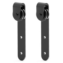 20 Stücke 0,63 Zoll-0,78 Zoll Kohlenstoffstahl Schrank Schieben Tür Scheune Hardware Kit Schieben