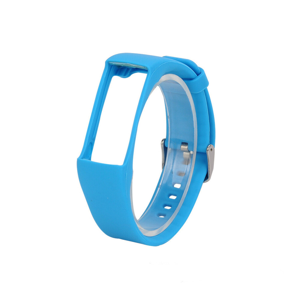 (Blue) Replacement Silicone Wristband Bracelet For Polar A360 A370 Gps Smart Watch Blue 320997748892