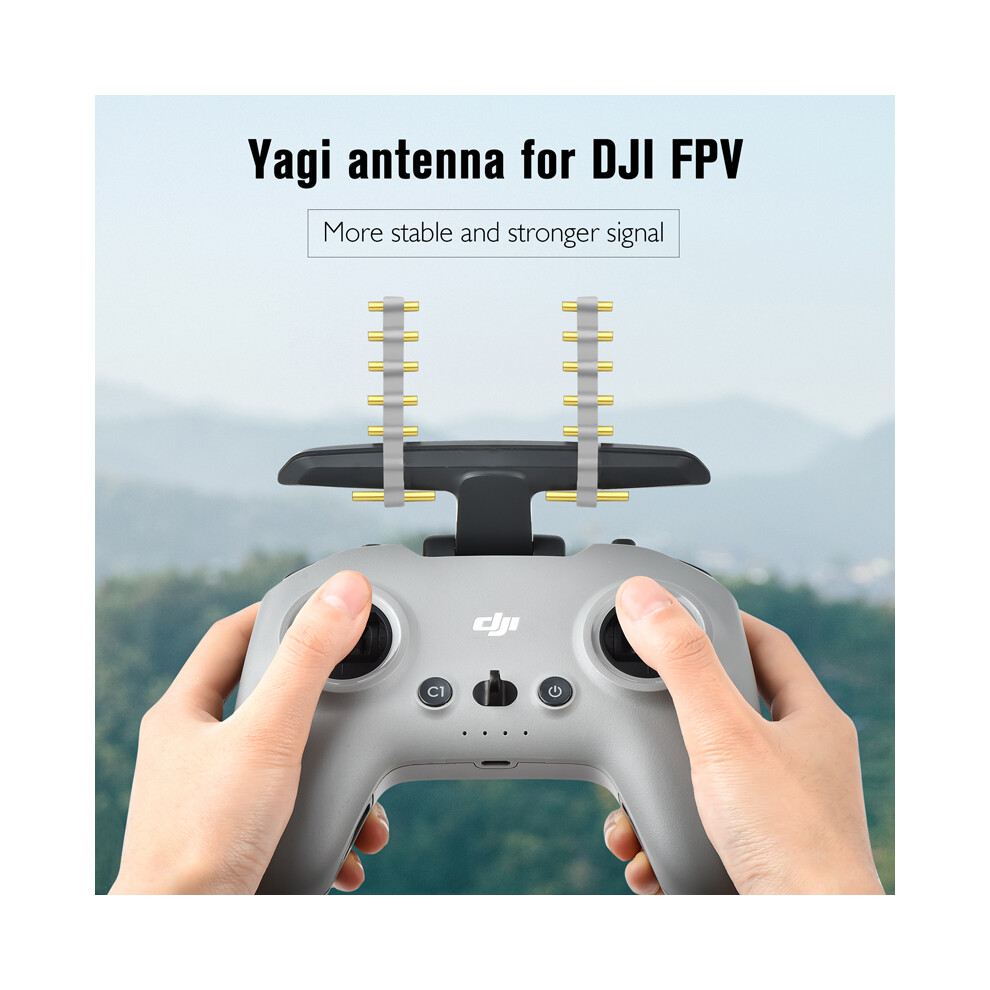 2Pcs 5.8Ghz Signal Booster Yagi Antenna Range Extender For Dji Fpv Remote Control 110691468543